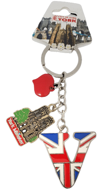 York Minster Alphabetic Keyring | Gifts From UK