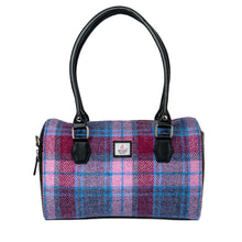 Load image into Gallery viewer, Harris Tweed Bowling Bag (Pastel Pink)