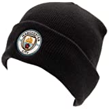 Load image into Gallery viewer, Manchester City Knitted Crest Beanie Hat Navy