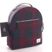 Load image into Gallery viewer, Harris Tweed Baby Backpack (Maroon)