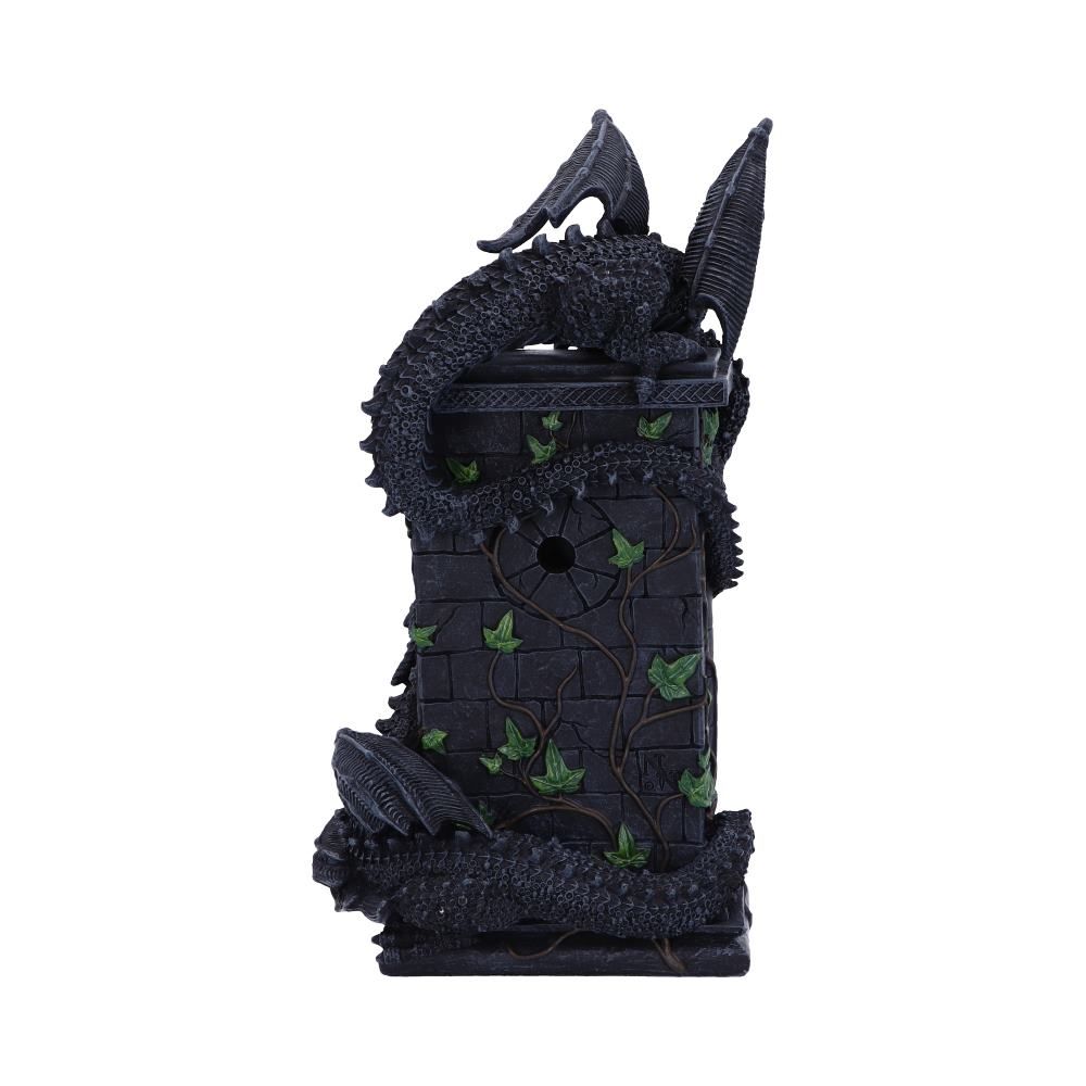Duelling Dragons Clock 26cm - britishsouvenir