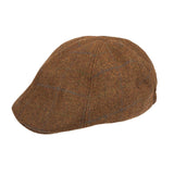 Brown Tweed cap