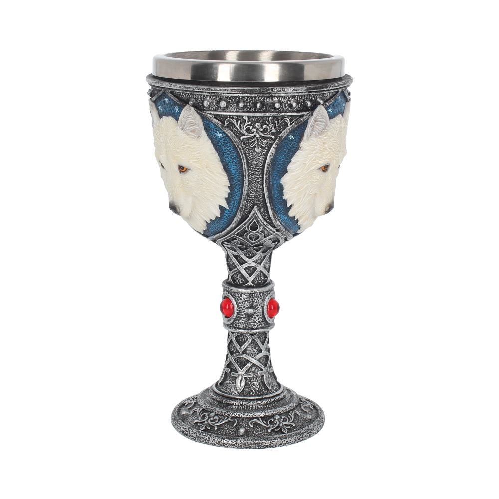 Ghost Wolf Goblet Large 19.2cm -britishsouvenir