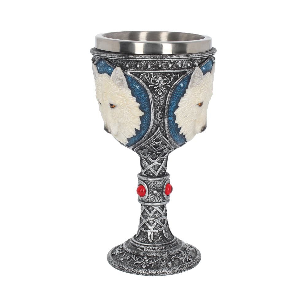 Ghost Wolf Goblet Large 19.2cm -britishsouvenir