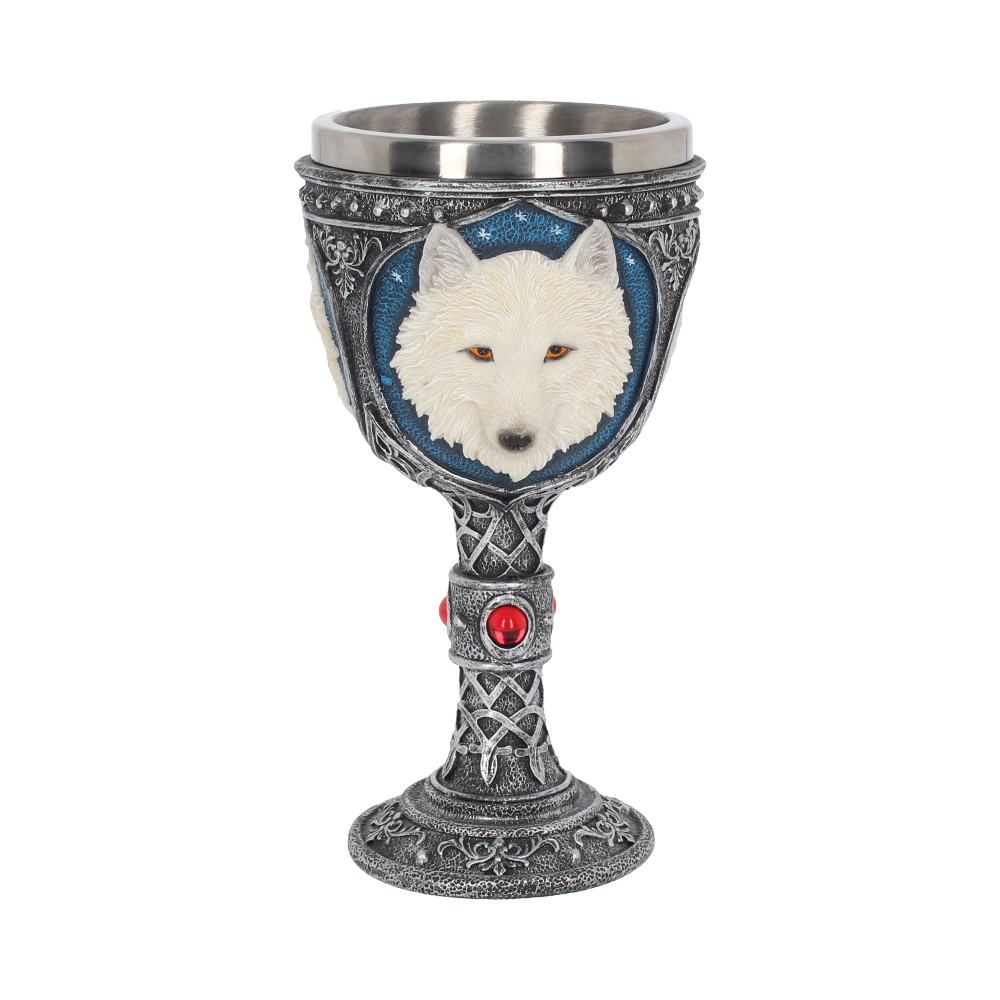 Ghost Wolf Goblet Large 19.2cm -britishsouvenir