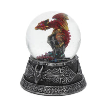 Load image into Gallery viewer, Enchanted Ruby Snow Globe 10cm - britishsouvenir