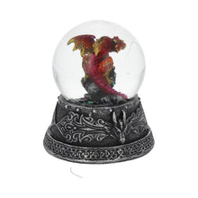 Load image into Gallery viewer, Enchanted Ruby Snow Globe 10cm - britishsouvenir