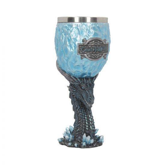Viserion White Walker  Game Of Thrones Goblet  18.5cm - Britishsouvenirs