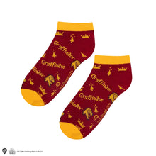 Load image into Gallery viewer, Set of 3 Gryffindor Ankle Socks