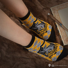 Load image into Gallery viewer, Set of 3 Hufflepuff Ankle Socks