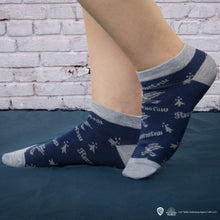Load image into Gallery viewer, Set of 3 Ravenclaw Ankle Socks