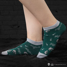 Load image into Gallery viewer, Set of 3 Slytherin Ankle Socks