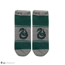 Load image into Gallery viewer, Set of 3 Slytherin Ankle Socks