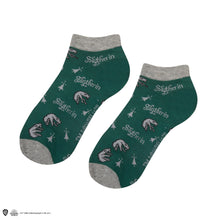 Load image into Gallery viewer, Set of 3 Slytherin Ankle Socks