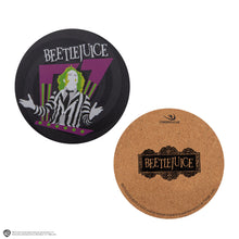 Load image into Gallery viewer, Set of 4 Beetlejuice Coasters
