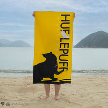 Load image into Gallery viewer, Hufflepuff Beach Towel