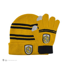Load image into Gallery viewer, Kids Hufflepuff Gloves and Beanie Set