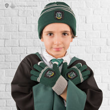 Load image into Gallery viewer, Kids Slytherin Gloves and Beanie Set