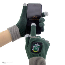 Load image into Gallery viewer, Kids Slytherin Gloves and Beanie Set