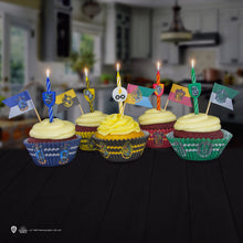Load image into Gallery viewer, Set of 10 Hogwarts Houses Harry Potter Birthday Candles