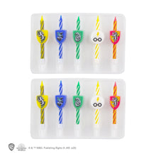 Load image into Gallery viewer, Set of 10 Hogwarts Houses Harry Potter Birthday Candles