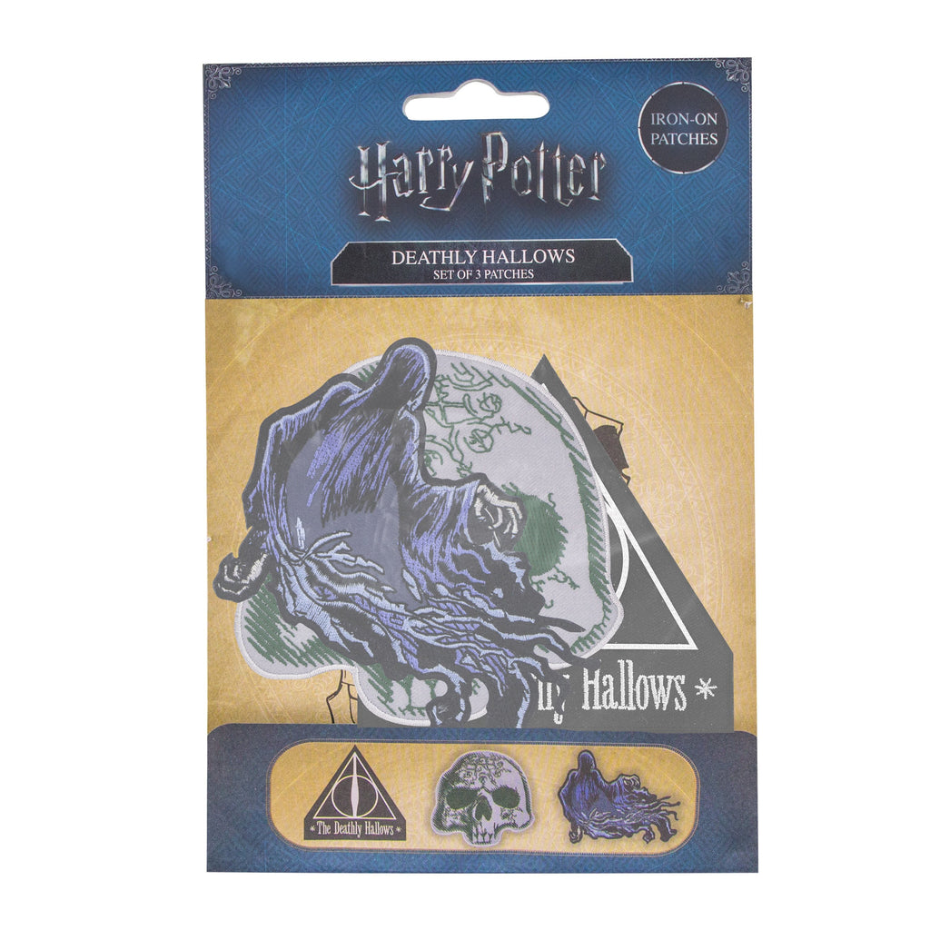 Pack of 3 Harry Potter Deathly Hallows Deluxe Patches/Crests