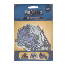 Load image into Gallery viewer, Pack of 3 Harry Potter Deathly Hallows Deluxe Patches/Crests