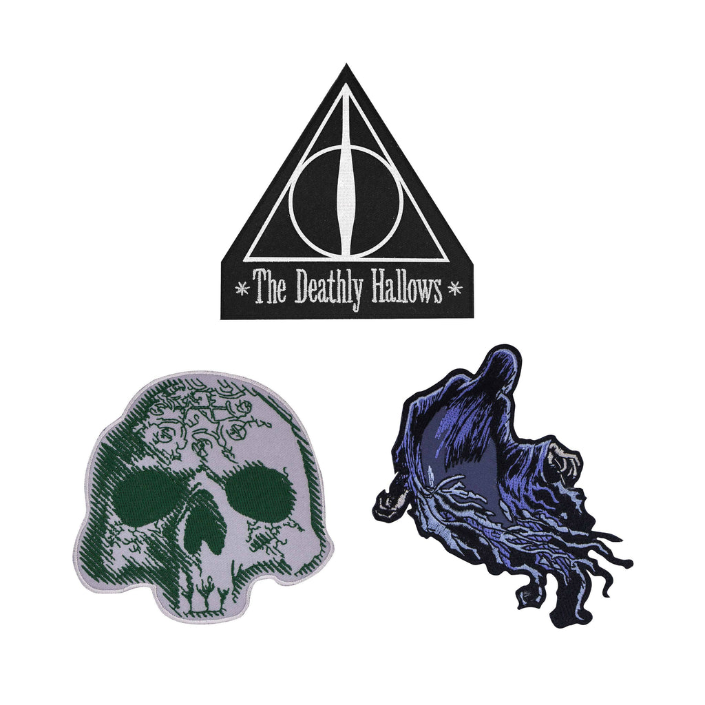 Pack of 3 Harry Potter Deathly Hallows Deluxe Patches/Crests