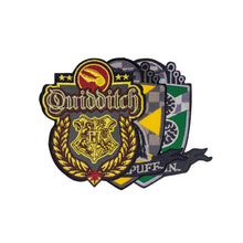 Load image into Gallery viewer, Pack of 3 Harry Potter Quidditch Hogwarts Deluxe Patches/Crests