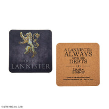 Load image into Gallery viewer, Set of 4 Game of Thrones Coasters