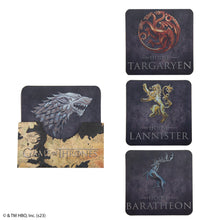 Load image into Gallery viewer, Set of 4 Game of Thrones Coasters