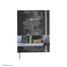 Load image into Gallery viewer, Westeros Hardcover Notebook with foldable map