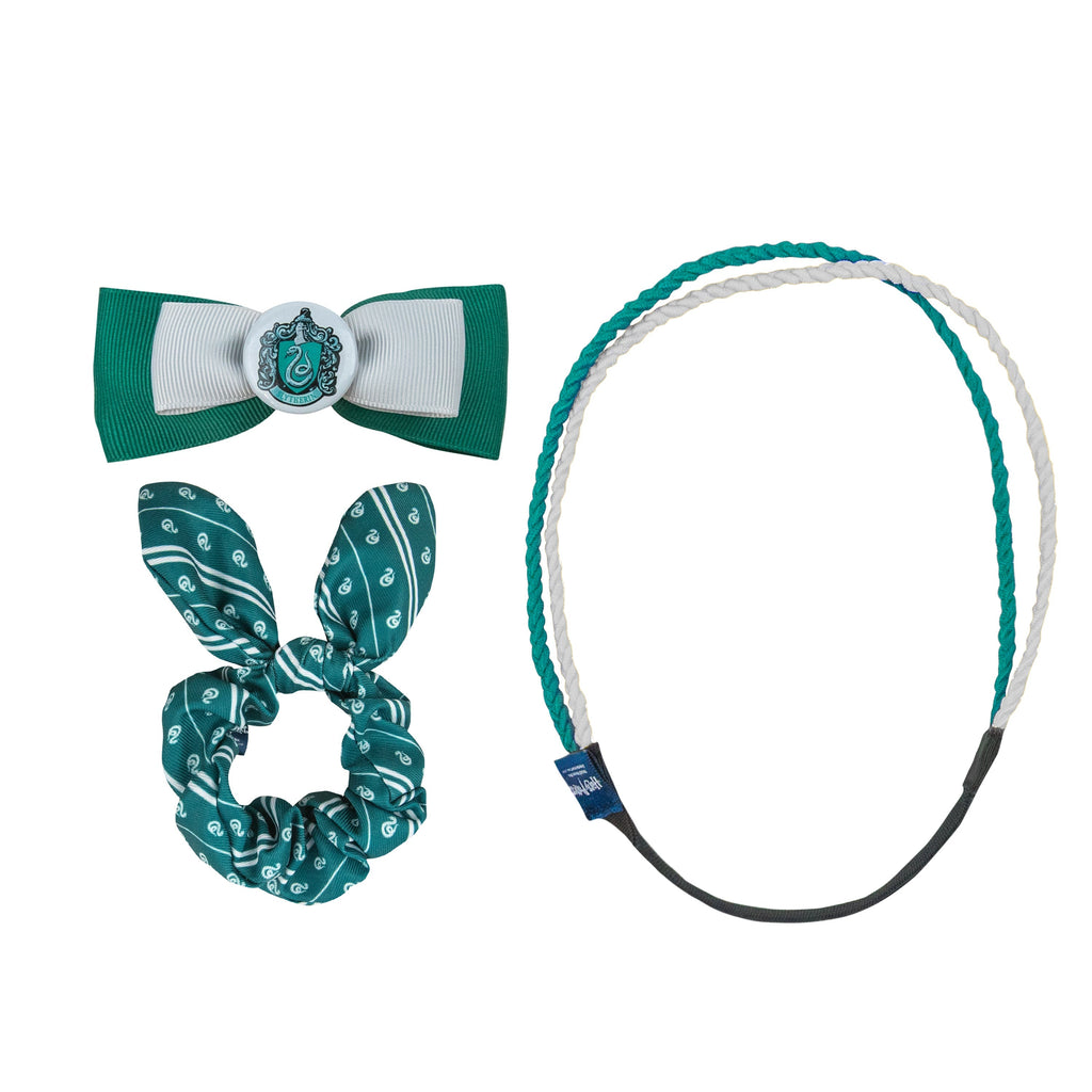 Set of 3 Trendy Slytherin Hair Accessories Set