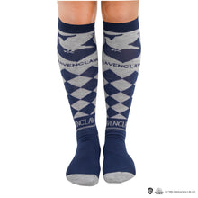 Load image into Gallery viewer, Set of 3 Ravenclaw High Socks