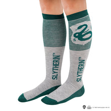 Load image into Gallery viewer, Set of 3 Slytherin High Socks