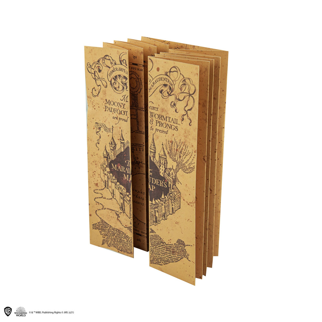 Notebook with Foldable Marauder's Map