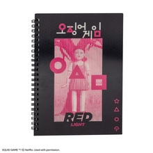 Load image into Gallery viewer, Red Light, Green Light Lenticular Softcover Notebook