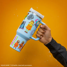 Load image into Gallery viewer, Set of 60 Squid Game Stickers