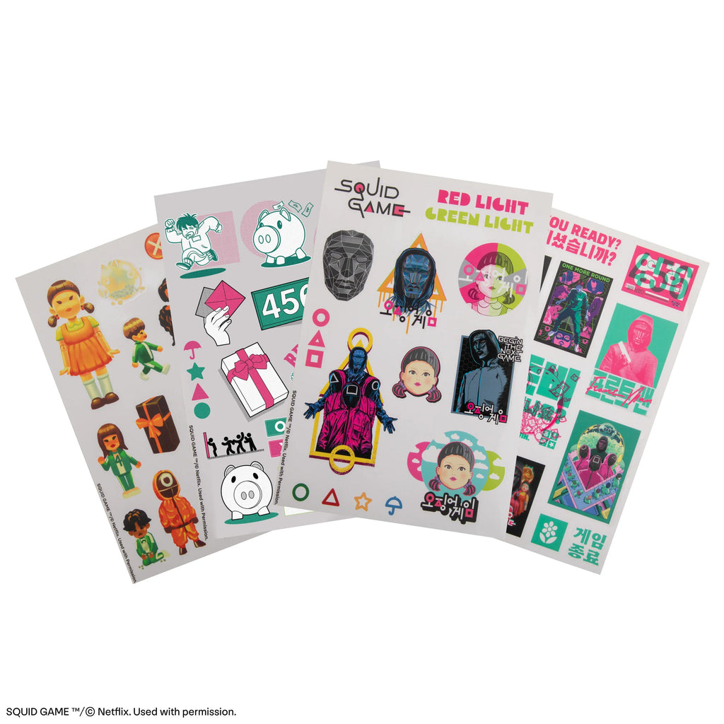 Set of 60 Squid Game Stickers