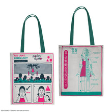 Load image into Gallery viewer, Young-Hee Blue Print Tote Bag