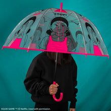 Load image into Gallery viewer, Red Light, Green Light Transparent Umbrella