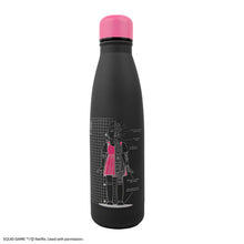 Load image into Gallery viewer, Young-Hee Blueprint Black Water Bottle