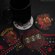 Load image into Gallery viewer, Set of 4 Hellfire Club Coasters