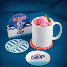 Load image into Gallery viewer, Set of 4 Scoops Ahoy Coasters
