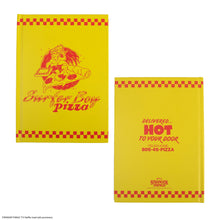 Load image into Gallery viewer, Surfer Boy Pizza Hardcover Notebook