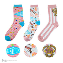 Load image into Gallery viewer, Set of 3 Honeydukes Socks