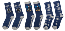 Load image into Gallery viewer, Set of 3 Ravenclaw Socks