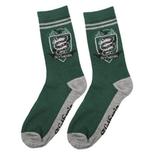 Load image into Gallery viewer, Set of 3 Slytherin Socks