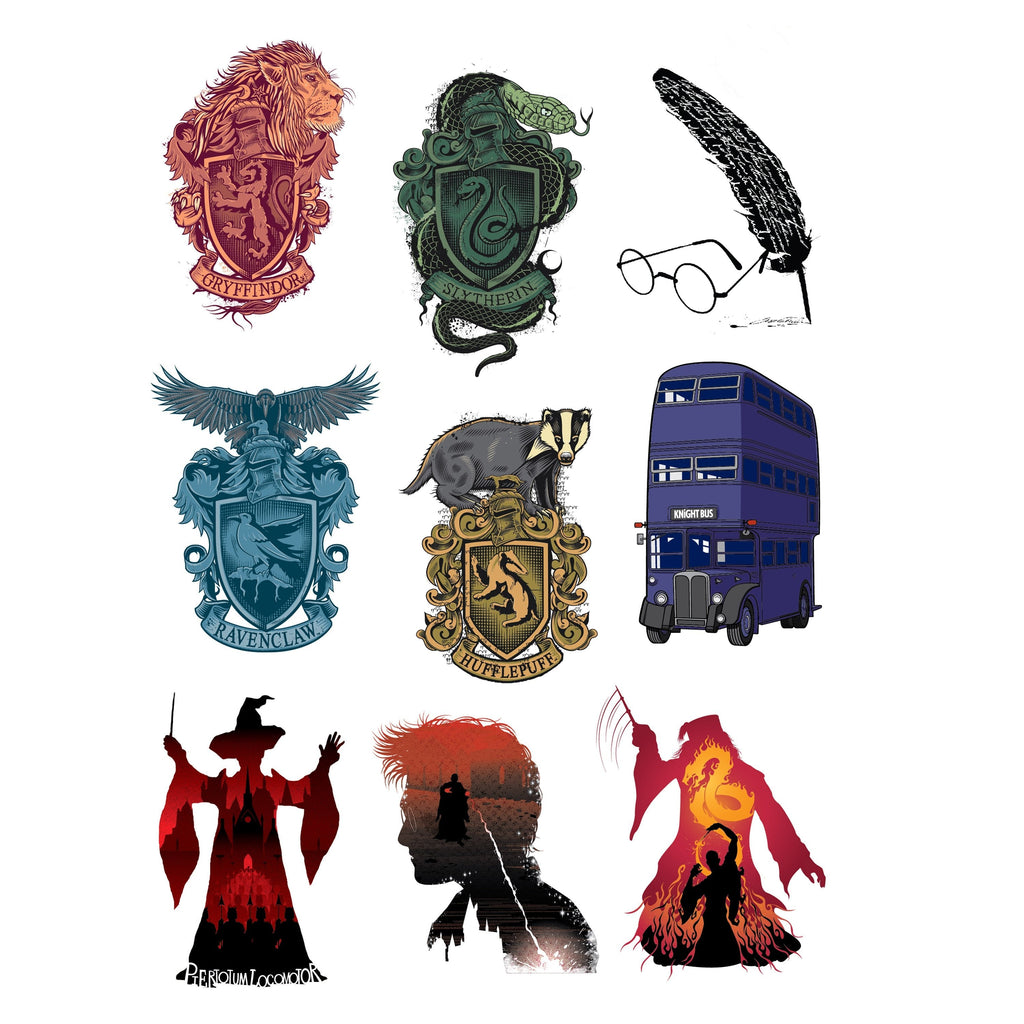 Set of 55 Harry Potter Stickers