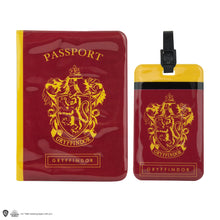 Load image into Gallery viewer, Gryffindor Luggage Tag &amp; Passport Cover Set